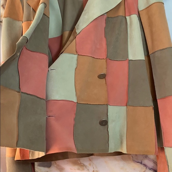 Chanel Goat Suede Patchwork Jacket EUR38 Authentic - Picture 8 of 14